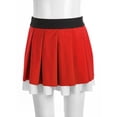 thumbnail image 4 of XUNZOO Jupe Plissée d'Uniforme Scolaire pour Filles Enfants, Jupe Patineuse de Tennis, Jupe Trapèze Décontractée Mini pour Performance de Cheerleading Rouge 10, 4 of 7
