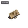 thumbnail image 3 of Unique Bargains 300Pack Ribbon Crimp Clamp Ends 10mm Cord End Clasp for DIY Craft Bronze Tone, 3 of 7