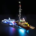 thumbnail image 1 of BRIKSMAX Kit de Lumière pour Lego Jaws - Éclairage LED Compatible avec Lego Ideas 21350 Ensemble de Construction - Non Inclus Ensemble Lego, 1 of 6