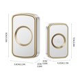thumbnail image 3 of Wireless Doorbell Household No Need For Batteries Large Volume Pager, 3 of 3