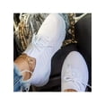 thumbnail image 3 of Innerwin Espadrilles pour Femmes Sport Course Chaussure en Maille Confort Chaussures Athlétiques Empeigne en Tricot Marche Blanc 7.5, 3 of 3