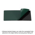 thumbnail image 4 of Unique Bargains 3'x2' Metal Name Plate Anodized Aluminium Self Adhesive Sign Tag Black 20 Pack, 4 of 6