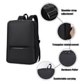thumbnail image 3 of RKSTN Portable Backpack Large Capacity Computer Backpack, Business Leather Film Backpack, Succinct Business Travel Bag, 3 of 6