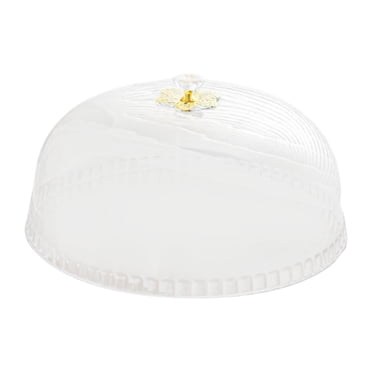 veasfak Cake Dome Cover Transparent Cake Cover Lid for Cake Plate Holiday Cake Stand