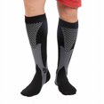 thumbnail image 1 of Unisexe Compression Genou Jambe Soutien Stretch Magie Compression Chaussettes Performance Course à Pied Sports - 3 Tailles - 4 Couleurs, 1 of 7