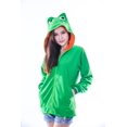 thumbnail image 4 of Unisex Animal Cosplay Frog Sweaters Hoodie Hooded Sweatshirts M, 4 of 10
