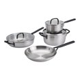 thumbnail image 1 of ZWILLING Milano Stainless Steel 7 Piece Stainless Steel Cookware Set, 1 of 11