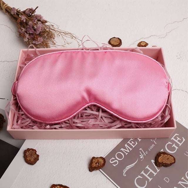 Sleep Mask Silk Blackouted Soft Travel Mask With Adjustable Strap Sleep Eye Mask, Beauty Equipment