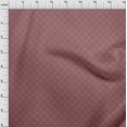 thumbnail image 4 of oneOone Viscose Chiffon Dark Rose Brown Fabric Geometric Craft Projects Decor Fabric Printed By The Yard 42 Inch Wide, 4 of 5