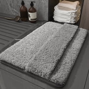 SROBPTY Bath Mat, Bathroom Rugs Bath Mat for Back Of Foot Rubbing Thick Soft and Non-Slip Full Wrap Bath Mats Water Absorbent and Washable Bath Rug for Bathroom Shower