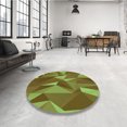 thumbnail image 4 of Ahgly Company Machine Washable Indoor Rectangle Transitional Pistachio Green Area Rugs, 8' x 12', 4 of 7