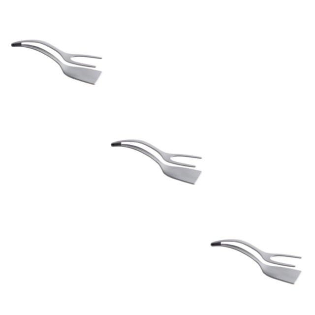 Transemion Versatile Cooking Companion Double Sided Spatula Turner And Tongs Easy To Clean 2 In 1 Spatula Tongs grey 3Set