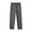 Dark Gray, variant on Ohufall Dress Pants for Kids 3-16 Years Solid Straight Leg Comfy Button Suit Trousers Fall Cotton Soft High Waist Pockets Casual Uniform Pants for Boys and Girls