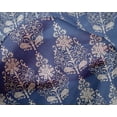 thumbnail image 5 of oneOone Silk Tabby Medium Blue Fabric Block Sewing Craft Projects Fabric Prints By Yard 42 Inch Wide-2U, 5 of 5