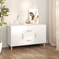 thumbnail image 1 of vidaXL Sideboard White 100x36x60 cm Engineered Wood, 1 of 5