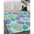 thumbnail image 3 of Ahgly Tapis d'Intérieur Lavable en Machine Carré Transitionnel Gris Laser Ou Gris Laser, 8 Pieds Carré, 3 of 7