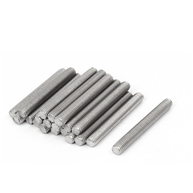 Unique Bargains M5 x 40mm 304 Stainless Steel Fully Threaded Rod Bar Studs Fasteners 20 Pcs