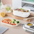 thumbnail image 2 of RXIRUCGD Bento Boxes for Adults- Leakproof Compartments Lunch Containers Kids Bento School Lunch Boxes with Spoon,White, 2 of 7