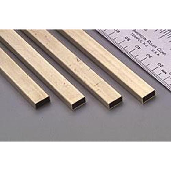 8268 - RECTANGLE BRASS TUBE 3/16X3/8IN 12IN