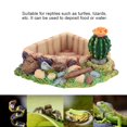 thumbnail image 4 of Feeding Bowl, Exquisite Appearance Feeding Plate, Lizard Resin For Reptiles Pets, 4 of 8