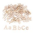 thumbnail image 2 of GUOOL 52 Pieces A-Z Wooden Capital Letters Wood Lower Case Letters Embellishment for, 2 of 9