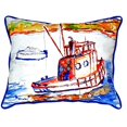 thumbnail image 2 of Betsy Drake SN165 11 x 14 Po Bateau Rouillé Petit Oreiller Intérieur et Extérieur, 2 of 4
