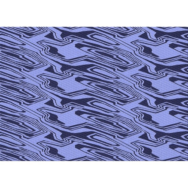 Ahgly Company Tapis Rectangulaire Lavable en Machine Intérieur Transitionnel Bleu, 6 Pieds x 9 Pieds
