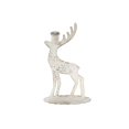 thumbnail image 1 of Cerf En Métal Blanc En Détresse, 1 of 3