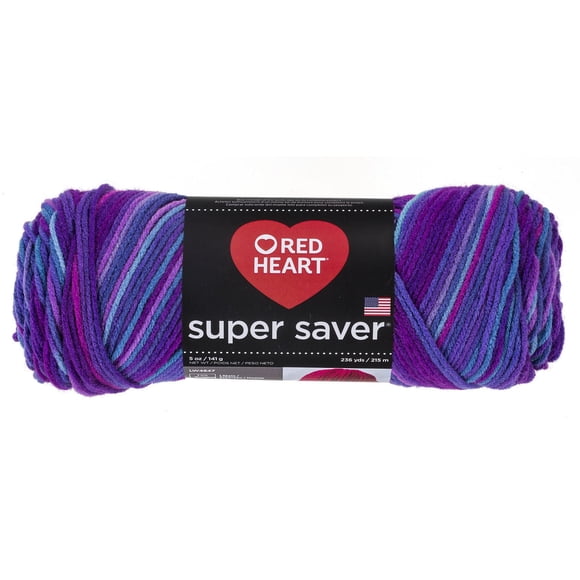Red Heart® Super Saver® Yarn, Prints, Acrylic #4 Medium, 5oz/142g, 236 Yards