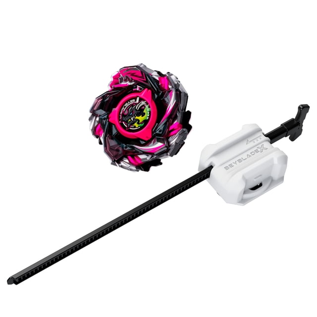 Beyblade X Starter Pack Blitz Bahamut BK 1-50I CX Infinity, toupie et lanceur