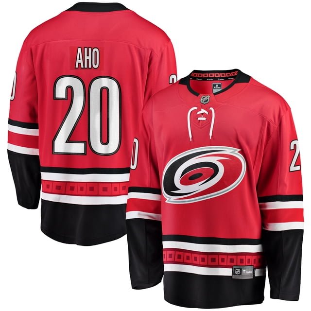 Sebastian Aho Carolina Hurricanes NHL Fanatics Breakaway Home Jersey, Small