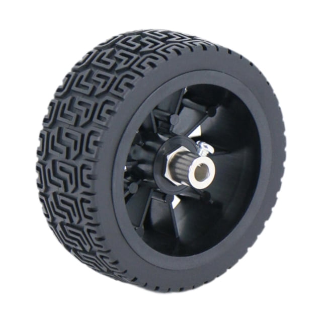 lionlar Jouet Accessoires de Pneu de Voiture Facile à Installer Pièce de Rechange Robuste Roue en Caoutchouc Raccord 5mm