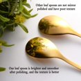 thumbnail image 2 of Dessert Spoon Fork Set,20 Pcs 4.7 Inch Cake Fork,Coffee Spoon,Creative Gold Leaf Fruit Fork,(10 Spoon + 10 Fork), 2 of 7