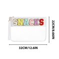thumbnail image 4 of MTBLYS Snack Storage Bag Transparent Zipper Pouch Handheld Makeup Case Portable Waterproof Toiletry Bag 1 Pack Travel Organizer, 4 of 8