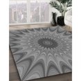 thumbnail image 3 of Ahgly Tapis d'Intérieur Lavable en Machine Carré Gris Carbone, 3 Pieds Carré, 3 of 7