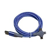 Agiferg Fast Charging Three-in-one Retractable Usb Charging Cable For Android, Huawei, Xiaomi Type-c Apple Data Cable