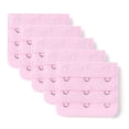 thumbnail image 1 of INSPIRE CHIC Rallonges de Soutien-Gorge pour Femmes à 3 Crochets 3 Rangées Bretelle de Soutien-Gorge Extensible Boucle Crochets Bande de Soutien-Gorge Rose Pâle-1 5, 1 of 5