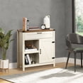 thumbnail image 2 of HOMCOM Sideboard Buffet Cabinet, Farmhouse Kitchen Storage Cabinet, 2 of 10