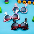 thumbnail image 4 of TheFound Kids Kids Unisex Anti-UV Sunglasses Cute Rabbit Ear Shape Eyeglasses, 4 of 5