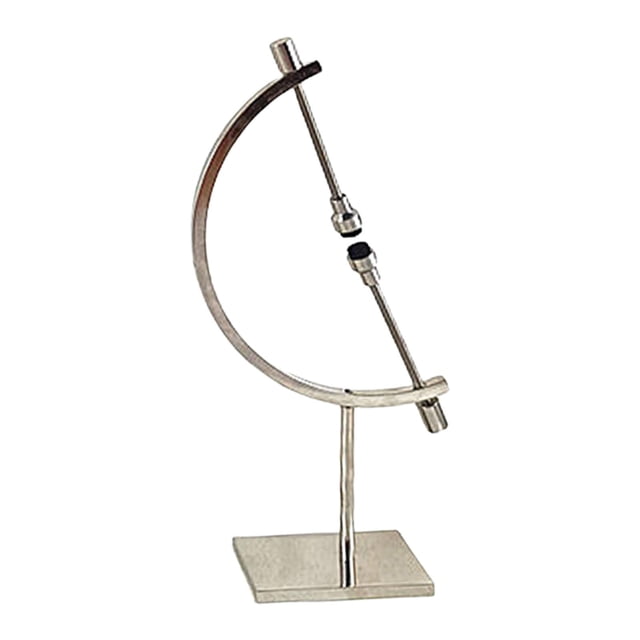 jifeng Metal Globe Display Stand Rack Anti Rust Sphere Holder Caliper Stand for Jewelry S 100x40x150mm