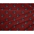 thumbnail image 4 of oneOone Polyester Lycra Fabric Paisley Block Print Fabric BTY 56 Inch Wide, 4 of 4