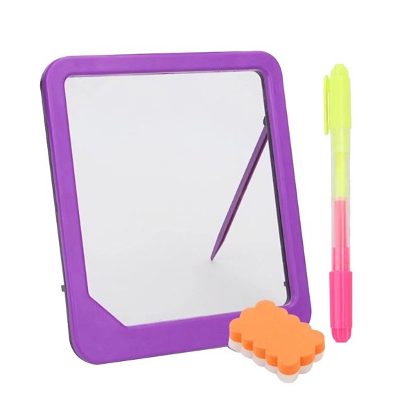 Langgg Tapis de Dessin Magique Planche à Écrire LED Art Plastique Tapis de Planche à Pinceaux pour Enfants Ensemble de Pinceaux