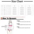 thumbnail image 2 of Ersazi Women One Piece Swimsuits Lady Containing Chest Pad Solidt Bikini Set Two Piece Swimsuit In Clearance Blue M, 2 of 8