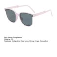 thumbnail image 4 of YAOBAMM Transparent Sunglasses Children Sunglasses Foldable Strong Hinge UV Protection Transparent Clear View Easy Storage Photo Prop Decorative Collapsible Sunglasses, 4 of 7