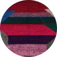 thumbnail image 1 of Ahgly Company Tapis d'Intérieur Ronds Abstraits Prune Violet Abstraits pour Aire, 6 Pieds Rond, 1 of 6