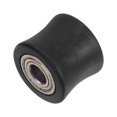 thumbnail image 3 of Unique Bargains Poulie de Chaîne 10mm Guide de Roue Concave pour Porte Coulissante de Vélo Noir, 3 of 6