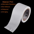 thumbnail image 4 of Unique Bargains 4cmx13m Non-Adhesive Thick Tube Protector Wrap Pipe Protective Tape White 3Pack, 4 of 5