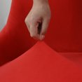 thumbnail image 3 of Amdohai Chair Cover Velvet Chair Slipcovers Removable Washable Soft Dining Chair Protector Cover Red, 3 of 8