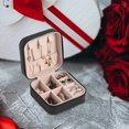 thumbnail image 1 of TopLLC Earring Ring Jewelry Display Storage Box Case Organizer Flannel Tray Holder Gift, 1 of 5