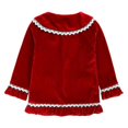 thumbnail image 2 of Nouveaux Pyjamas de Noël Rouges pour Garçons et Filles, Ensemble de Pyjamas Chauds en Velours Doré pour Enfants, 2 of 2